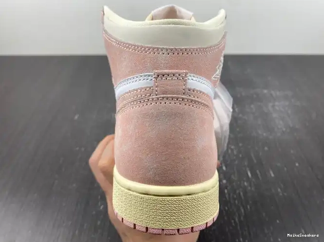 MaikeSneakers Pink Retro OG High FD2596-600 Jordan Air 1 Washed (Women's) 0405